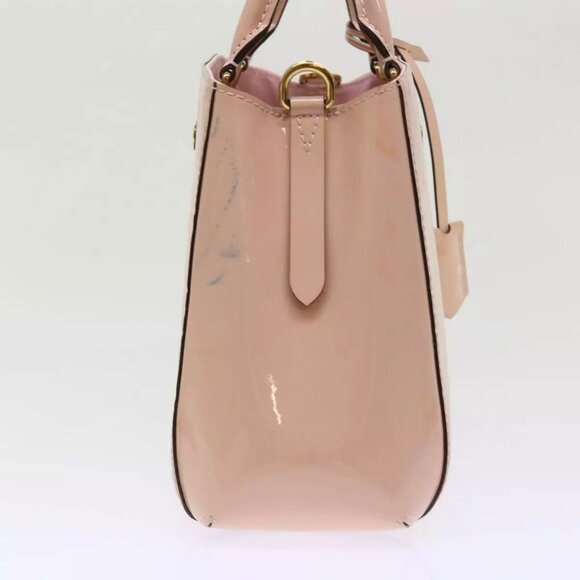 LOUIS VUITTON Monogram Vernis Montaigne BB Bag Rose Valerine - Picture 10 of 16